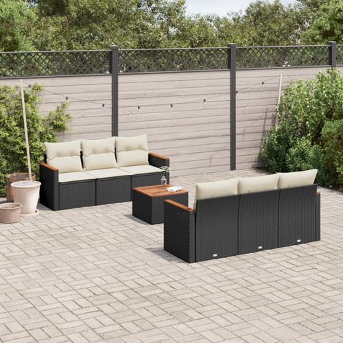 Salon jardin avec coussins - jardin,