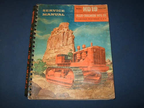 Allis chalmers hd19 manuel - allis,
