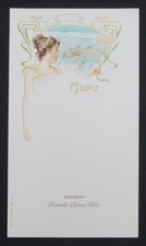 Rare menu BISCUITS LEFEVRE