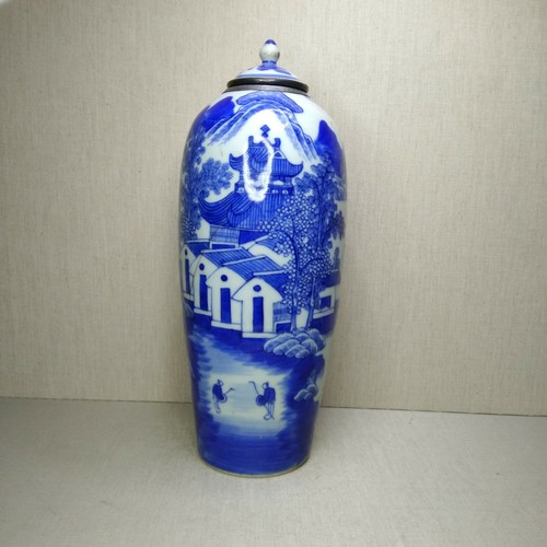 Antique chinese blue and white - chinese,