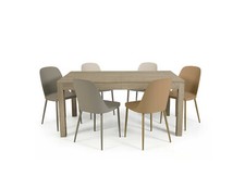 Table À Manger Extensible Frêne Moderne Bureau Séjour