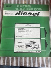 REVUE TECHNIQUE BERLIET CAMION GR 10 200 TR 10 200 M MH 620 9.500 Cm3