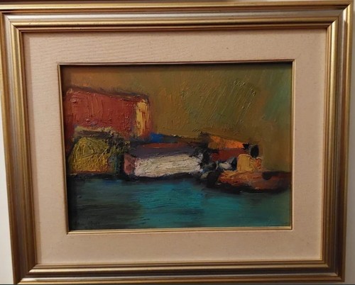 Tableau ancien huile paysage - ancien,