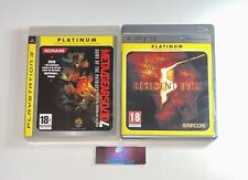 Lot 2 Jeux Platinum - PS3 Metal Gear Solid IV/ Resident Evil 5 Complet Sony PAL