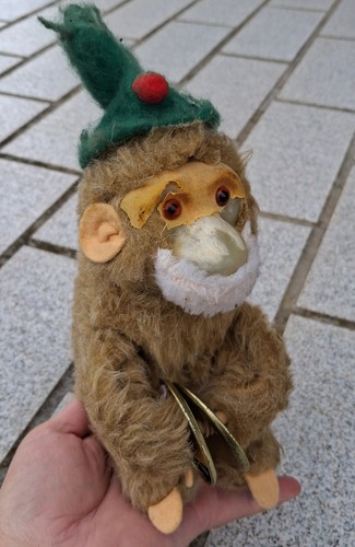 Jouet mécanique ancien singe - jouet, "singe