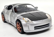 Maisto 1/18 Nissan 350Z Nismo Custom Silver Diecast Scale Model Car