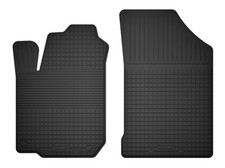 Tapis de sol avant en caoutchouc Noir pour: Citroen C2 2003-2009