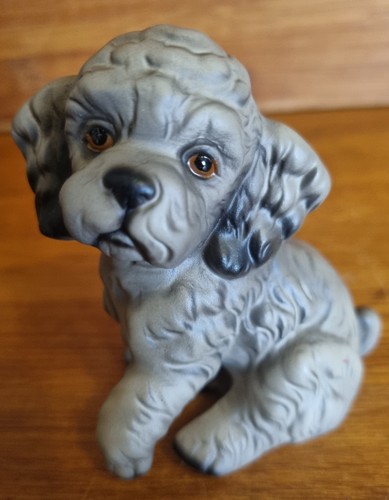 Figurine chien bichon en - chien,
