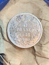 MO ARGENT FRANCE 5 FRANCS 1833