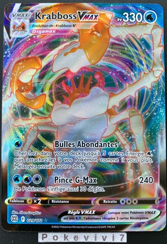 Carte pokemon krabboss 029 - carte, 029/172