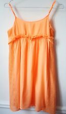 ROBE ORANGE fluo ZARA Kids