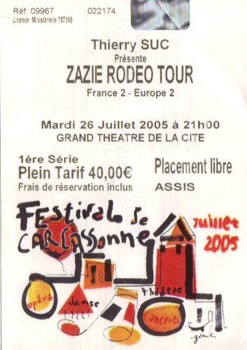Ticket billet stub used - billet, place