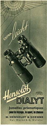 Publicité ancienne jumelles