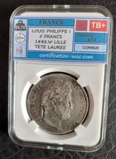 Louis PHILIPPE Ier . 5 Francs 1842 W .