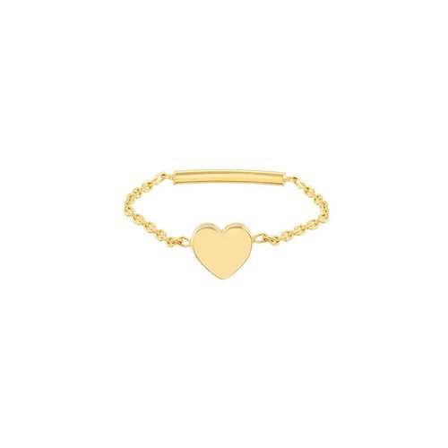 Bague chaîne forme de - bague,