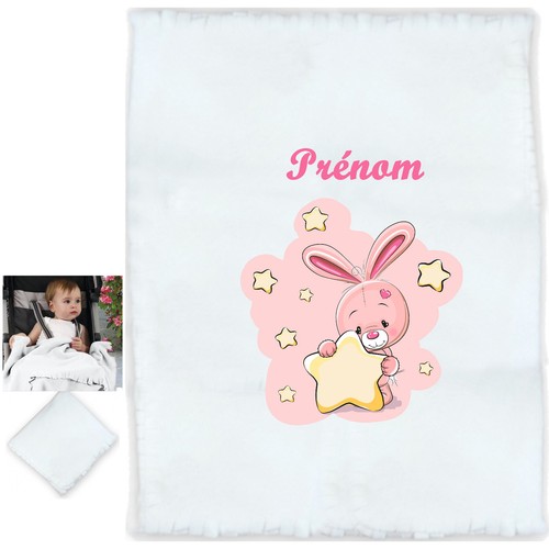 Plaid lapin bébé - plaid,