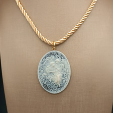 Collier Femme Camée Pendentif