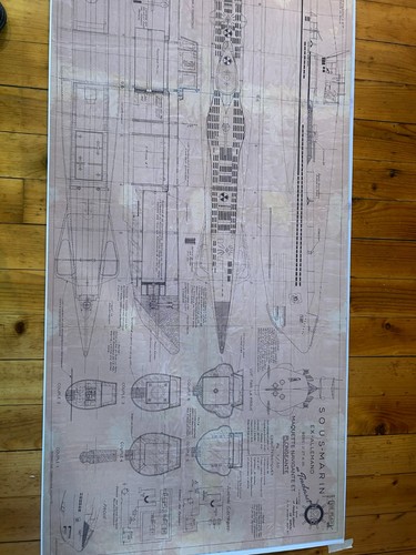 Plan boot u27 50 maquette - u27, 1/50
