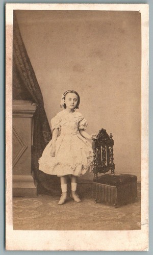 Cdv 1865 jolie petite - cdv, fille