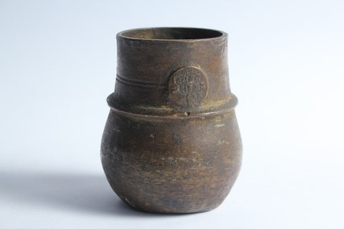 Ancien pot bronze cire - , perdue