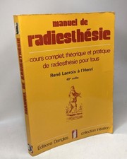 Manuel de radiesthésie 