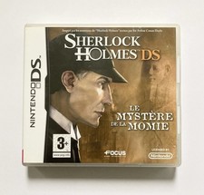 SHERLOCK HOLMES Le Mystère De La Momie - DS Nintendo DS - COMPLET - PAL EUR FRA+