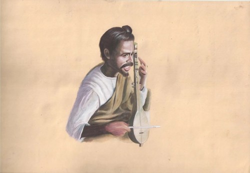Main peint papier peinture - main,