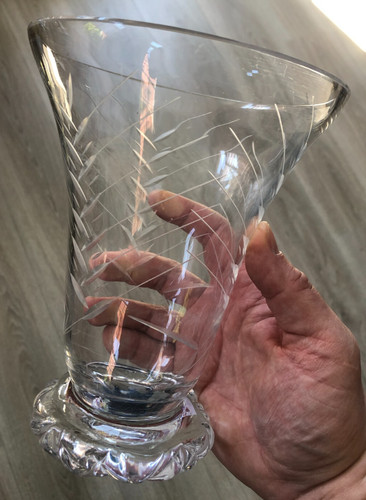 Beau vase cristal signé daum - beau,