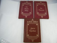 3 VINTAGE KAHLIL GIBRAN  HB