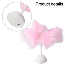 Lampe de chevet plumes avec