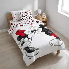 Parure de lit Minnie et Mickey