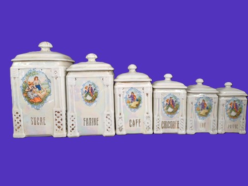 Série pots épices en - de,