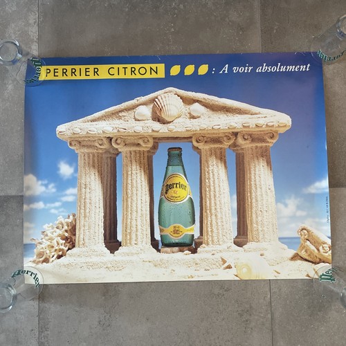 Affiche originale perrier - originale,