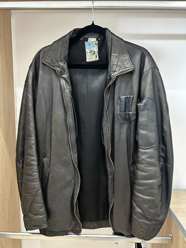 Manteau cuir pilote en - manteau,