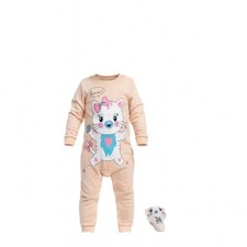 Pyjama rose clair bébé fille