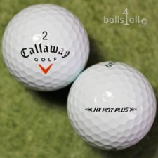 50 Balles de Golf Callaway HX Hot Plus AAA/AAAA Lakeballs