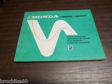 PARTS LIST HONDA CB CBN 250