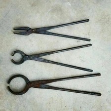 Jeu de 3 pinces de forgeron
