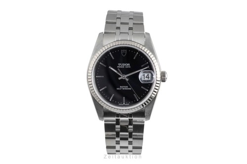 Tudor prince date acier - date, acier/or