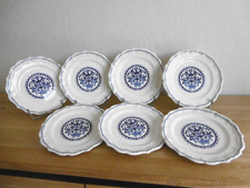 SEPT ASSIETTES DESSERT FAIENCE