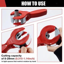 Coupe-tube à cliquet pour