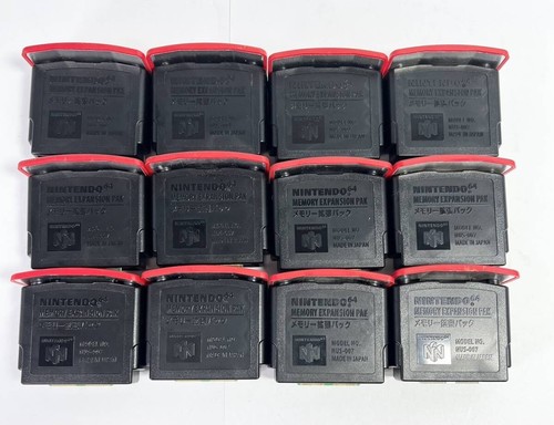 Lot nintendo 64 memory - 12,