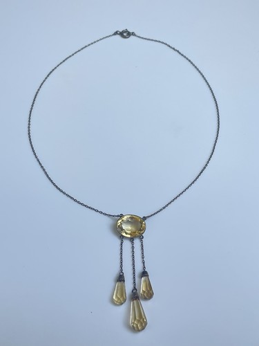Ancien collier négligé art - collier,