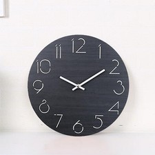 Horloge murale en bois muet