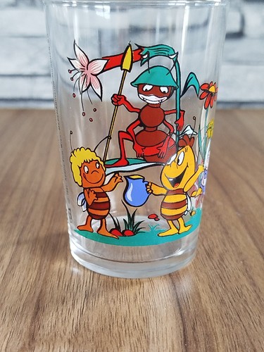 Verre maya abeille 1981 - maya, l'abeille