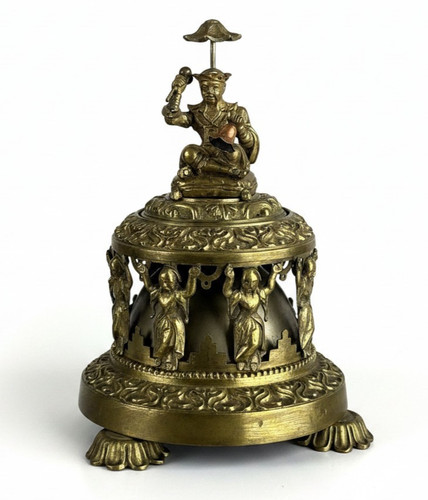Sonnette table bronze - sonnette,