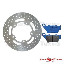 Disque frein arriere+plaquettes CC BREMBO POUR APRILIA SHIVER 750 GT ABS 2009 09