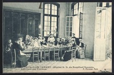 CPA Levallois-Perret, Hopital N.D. du Perpetuel Secours, Refectoire des Femmes 