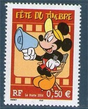 TIMBRE 3641 NEUF XX LUXE - MICKEY - FETE DU TIMBRE 2004