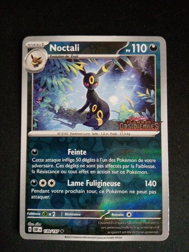 Carte pokémon noctali 130 - noctali, 130/197
